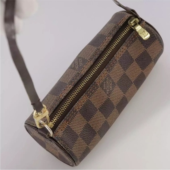 AUTHENTIC Louis Vuitton Damier Ebene Papillion Pouch - Picture 7 of 16